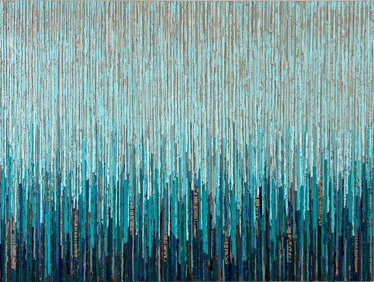 Original Abstract Painting by Janet Hamilton | Abstract Art on Canvas | Under the Sea 2