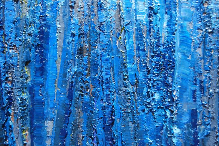 Original Abstract Expressionism Abstract Painting by Janet Hamilton