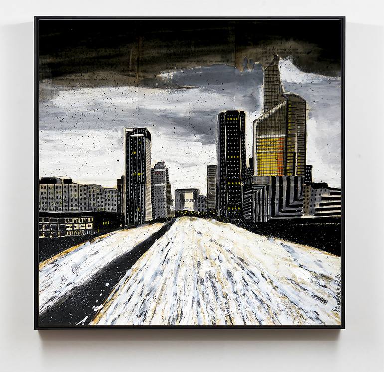Original Figurative Landscape Painting by Bazevian Delacapuciniere