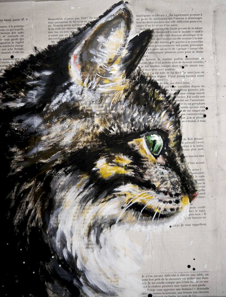 Original Pop Art Animal Painting by Bazévian DelaCapucinière