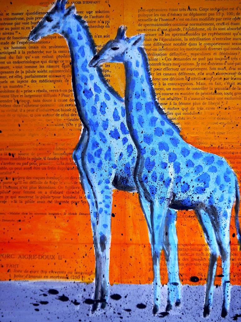 Original Pop Art Animal Painting by Bazévian DelaCapucinière