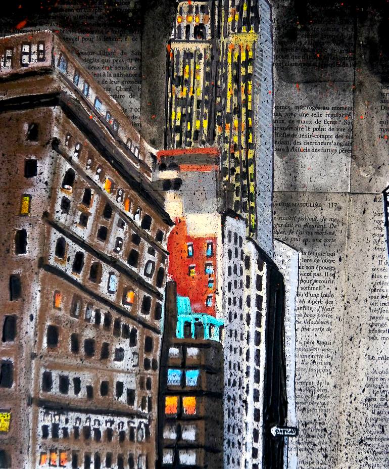 Original Figurative Landscape Painting by Bazevian Delacapuciniere