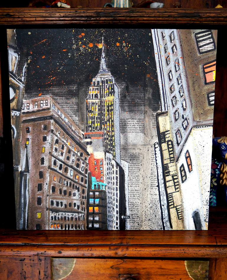 Original Figurative Landscape Painting by Bazevian Delacapuciniere