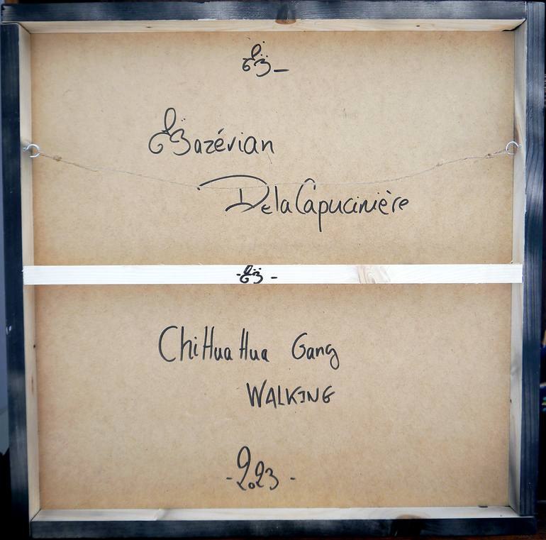 Original Expressionism Animal Painting by Bazevian Delacapuciniere