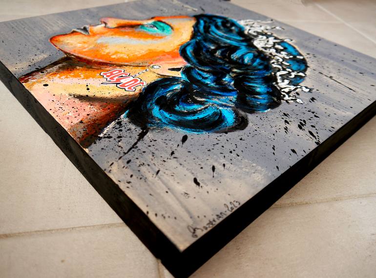 Original Figurative People Painting by Bazevian Delacapuciniere