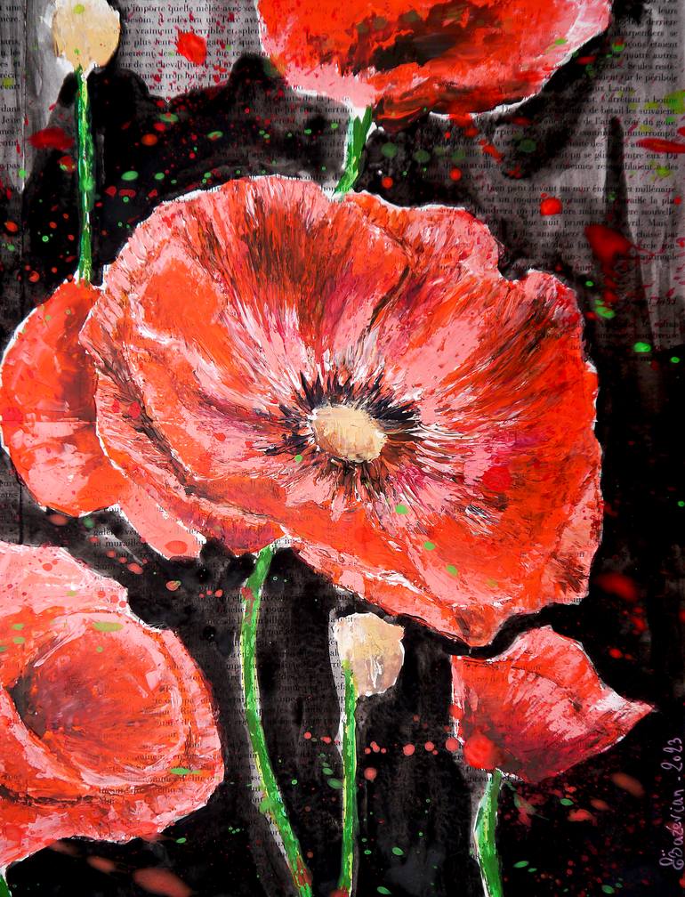 Original Figurative Still Life Painting by Bazevian Delacapuciniere