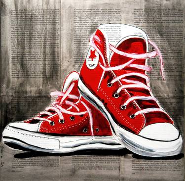 Red Converse Shoes POP French School thumb