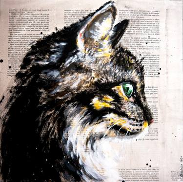 Original Portraiture Animal Painting by Bazévian Delacapucinière