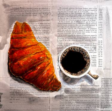 Original Pop Art Still Life Painting by Bazévian Delacapucinière