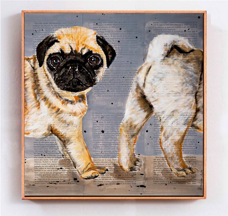 Original Expressionism Animal Painting by Bazevian Delacapuciniere