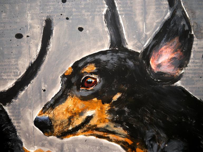 Original Contemporary Animal Painting by Bazevian Delacapuciniere