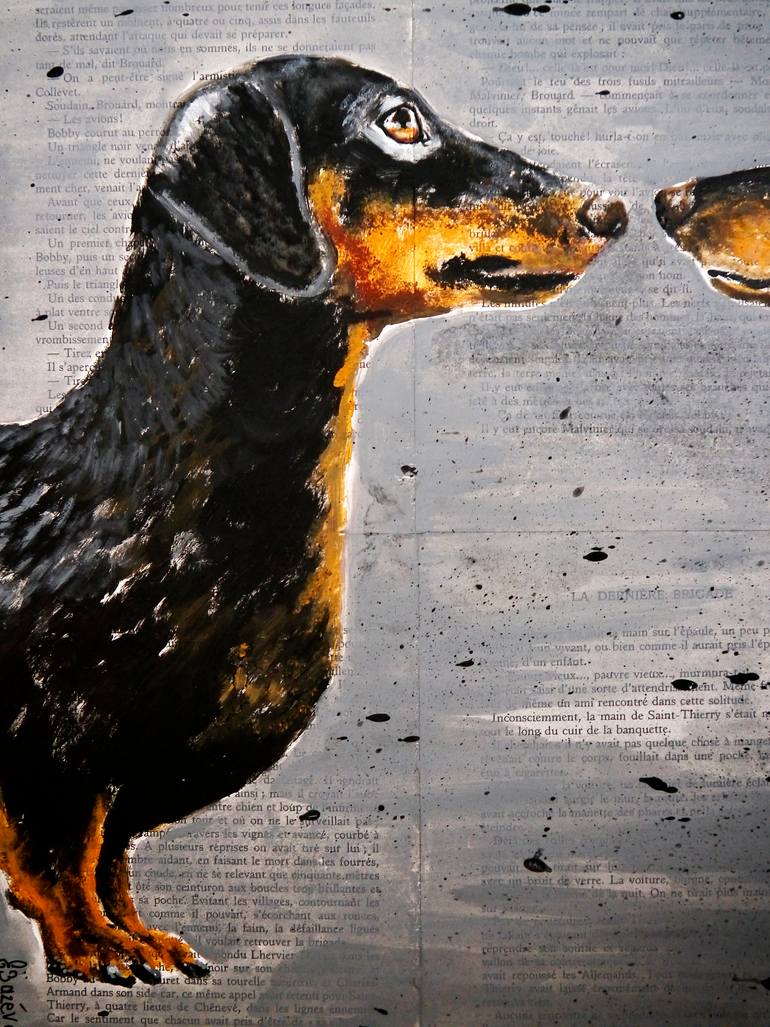 Original Pop Art Animal Painting by Bazevian Delacapuciniere