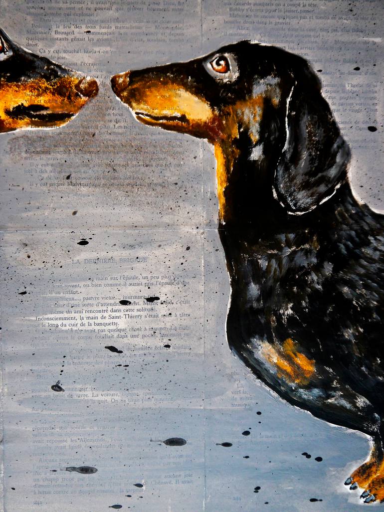 Original Pop Art Animal Painting by Bazevian Delacapuciniere