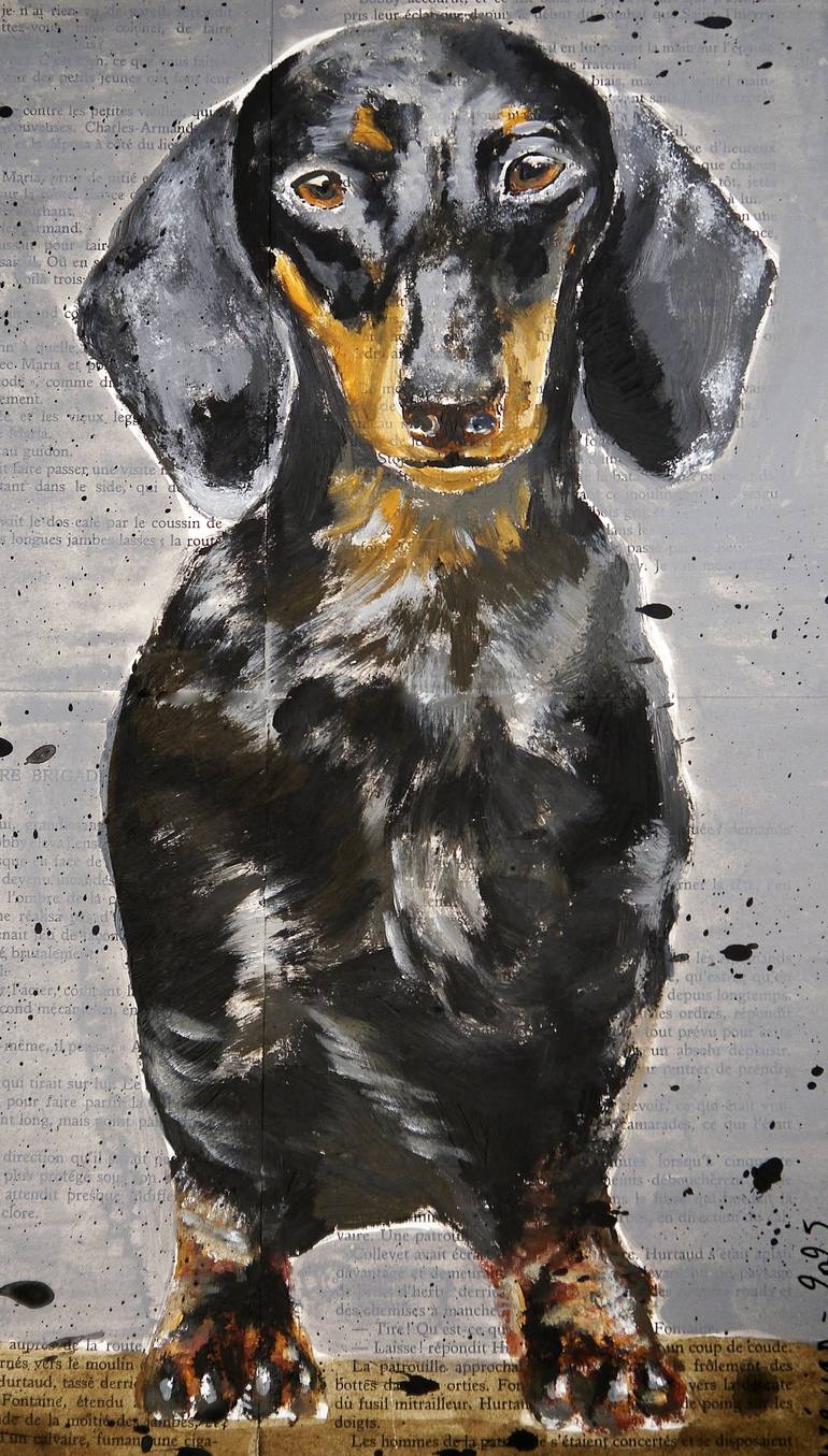 Original Pop Art Animal Painting by Bazévian Delacapucinière