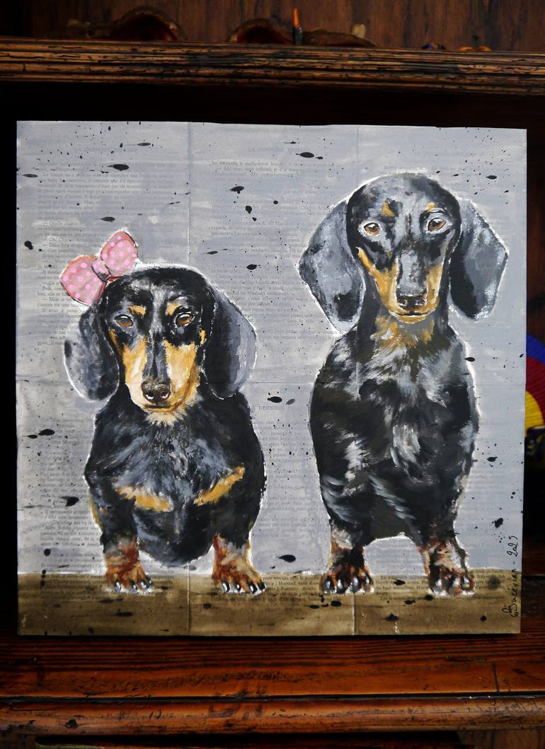 Original Pop Art Animal Painting by Bazévian Delacapucinière