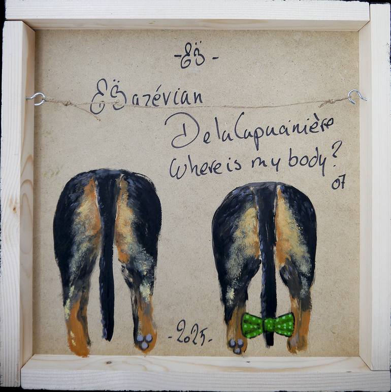 Original Pop Art Animal Painting by Bazévian Delacapucinière