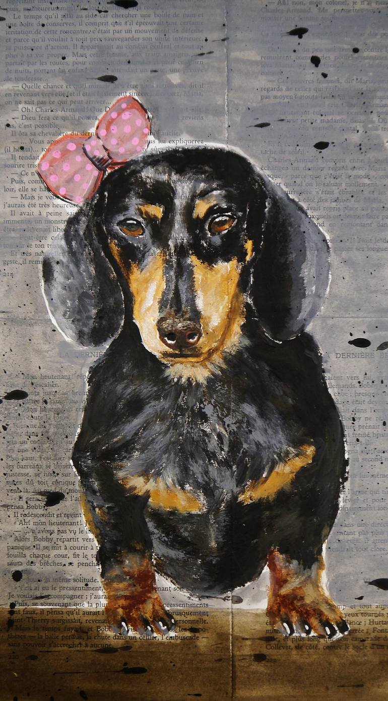 Original Pop Art Animal Painting by Bazévian Delacapucinière