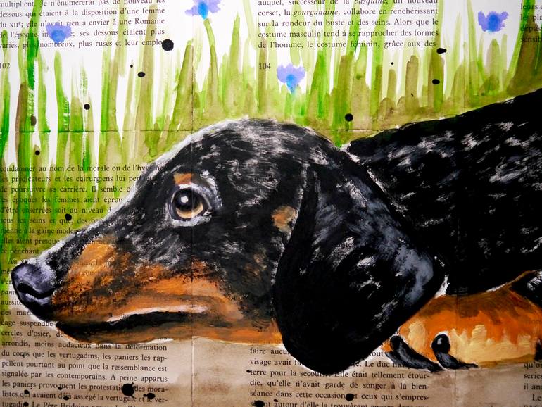 Original Pop Art Animal Painting by Bazevian Delacapuciniere