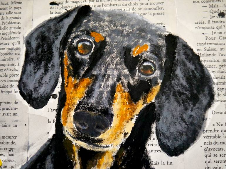 Original Pop Art Animal Painting by Bazevian Delacapuciniere