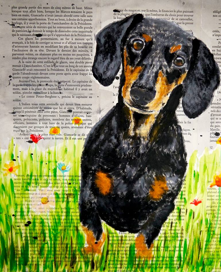 Original Pop Art Animal Painting by Bazevian Delacapuciniere