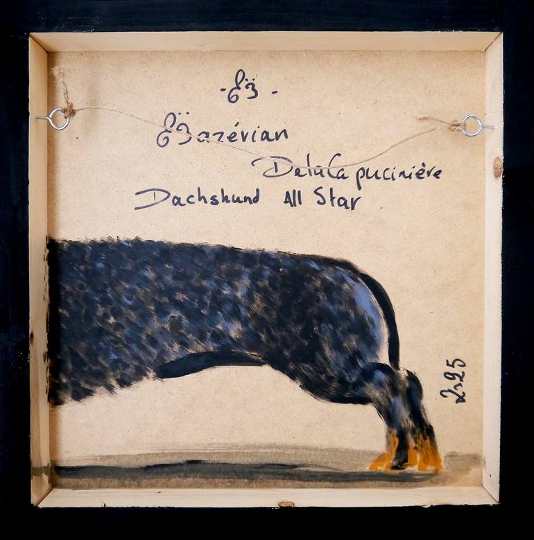 Original Figurative Animal Painting by Bazevian Delacapuciniere