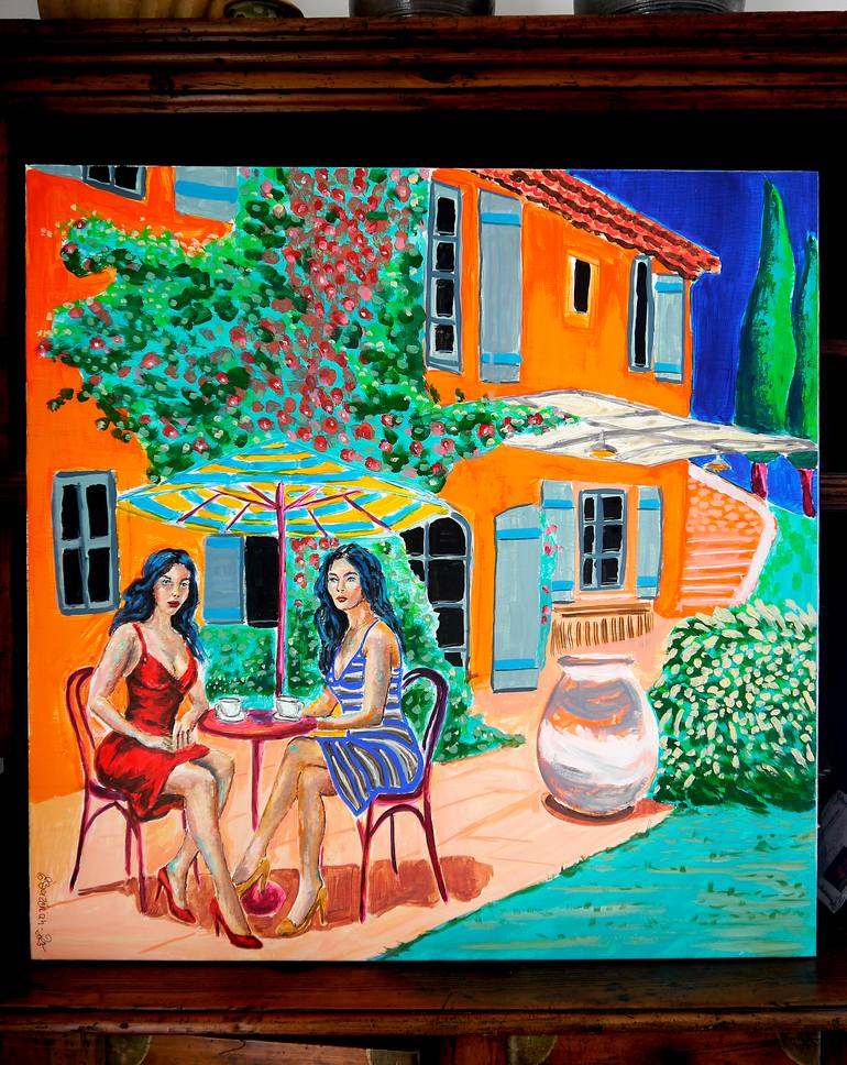 Original Contemporary People Painting by Bazevian Delacapuciniere
