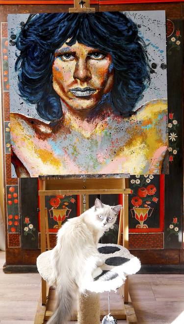Portrait Jim Morrison Celebrity  The Doors SHOWDOWN thumb