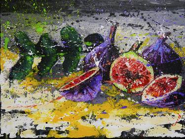 Original Abstract Still Life Paintings by Bazévian DelaCapucinière