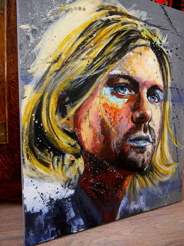 Original Expressionism People Painting by Bazevian Delacapuciniere