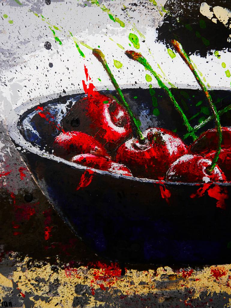 Original Figurative Still Life Painting by Bazevian Delacapuciniere