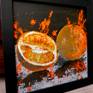 Orange black Framed Bazévian