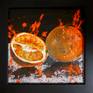 Orange black Framed Bazévian