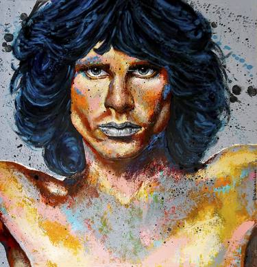 Portrait Jim Morrison The Doors - POP Celebrity thumb