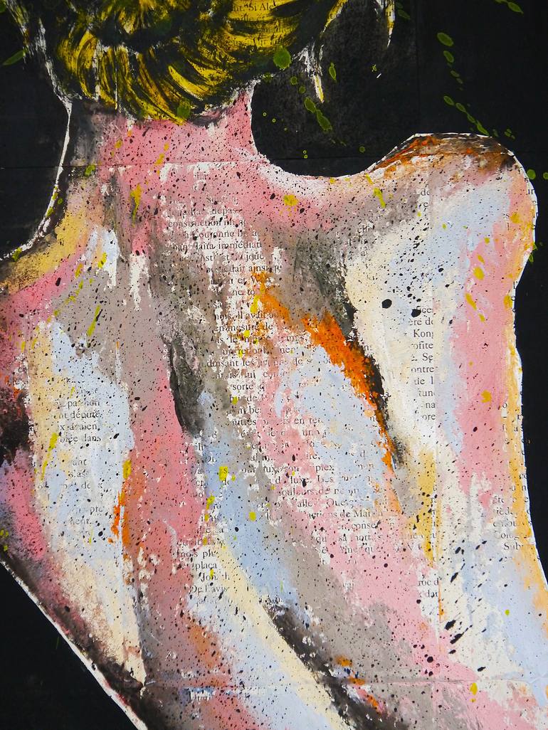 Original Nude Painting by Bazévian DelaCapucinière
