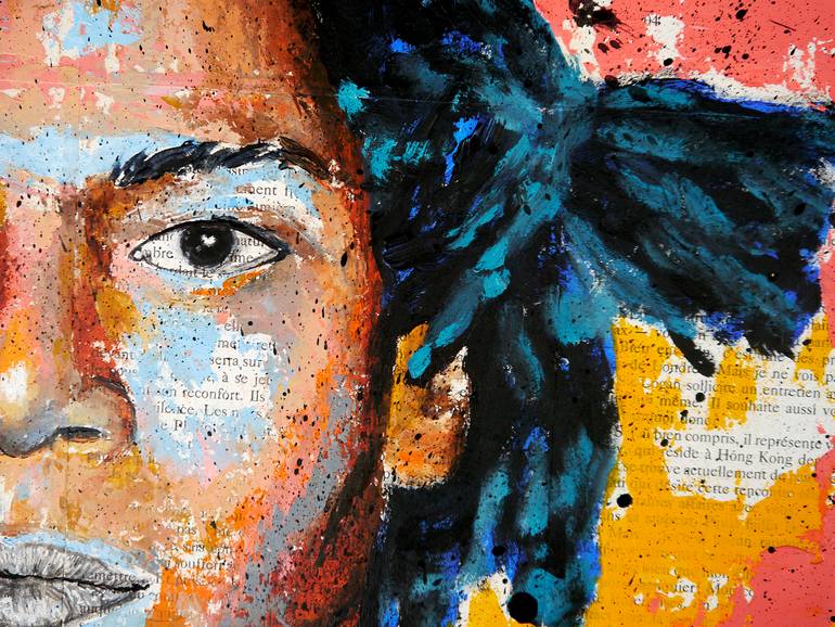 Original Expressionism Pop Culture/Celebrity Painting by Bazevian Delacapuciniere