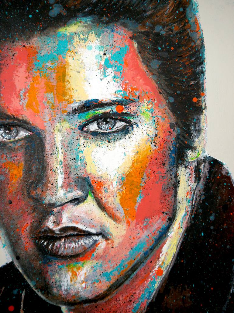 Original Expressionism People Painting by Bazevian Delacapuciniere