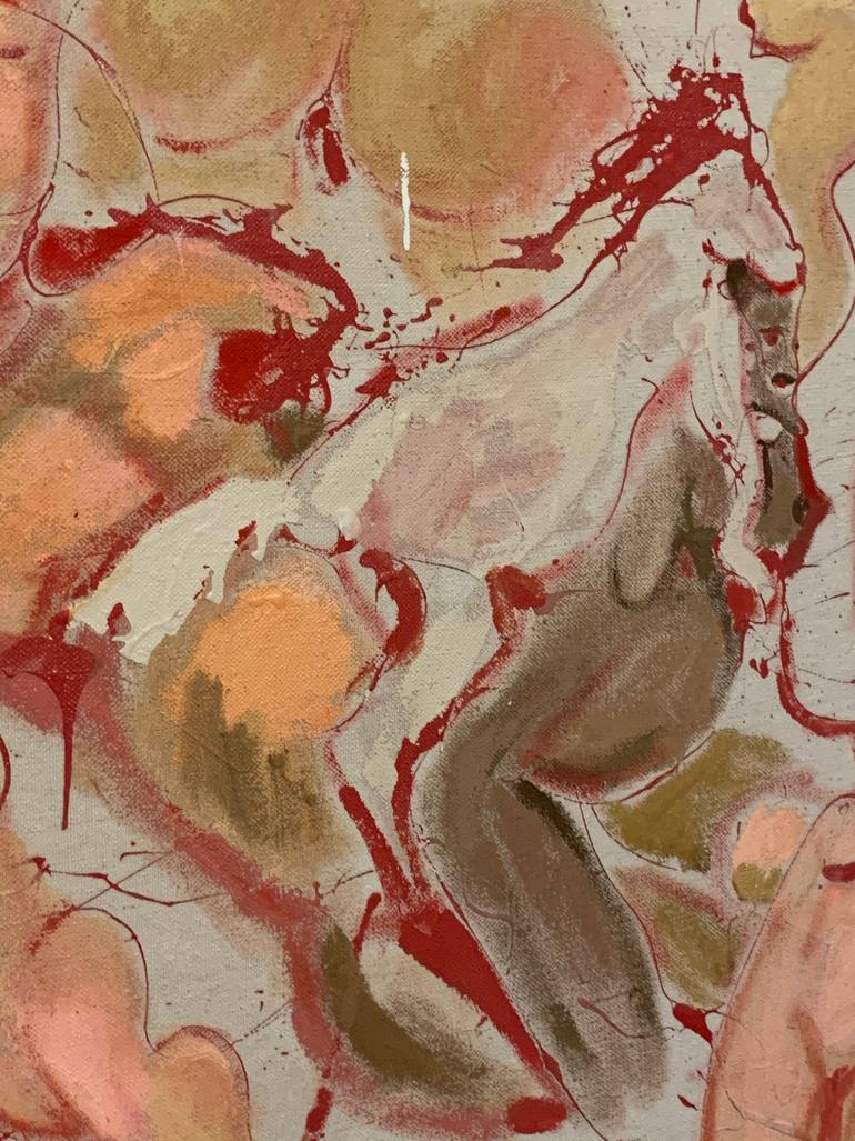Original Abstract Expressionism Abstract Painting by David Smith
