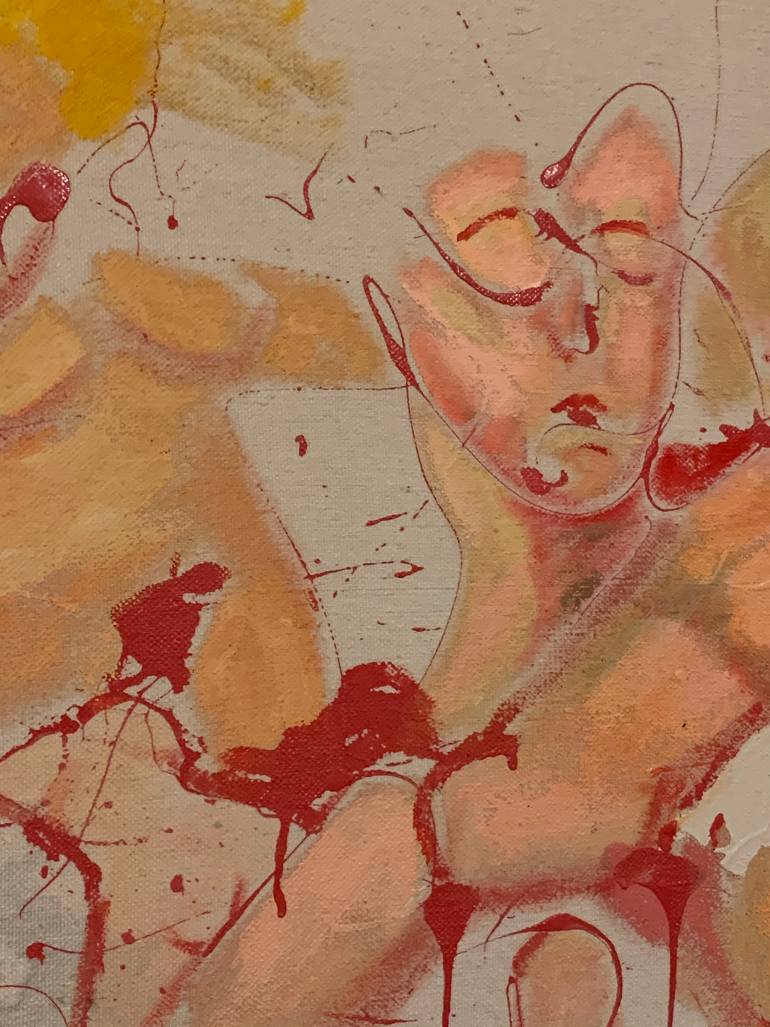 Original Abstract Expressionism Abstract Painting by David Smith