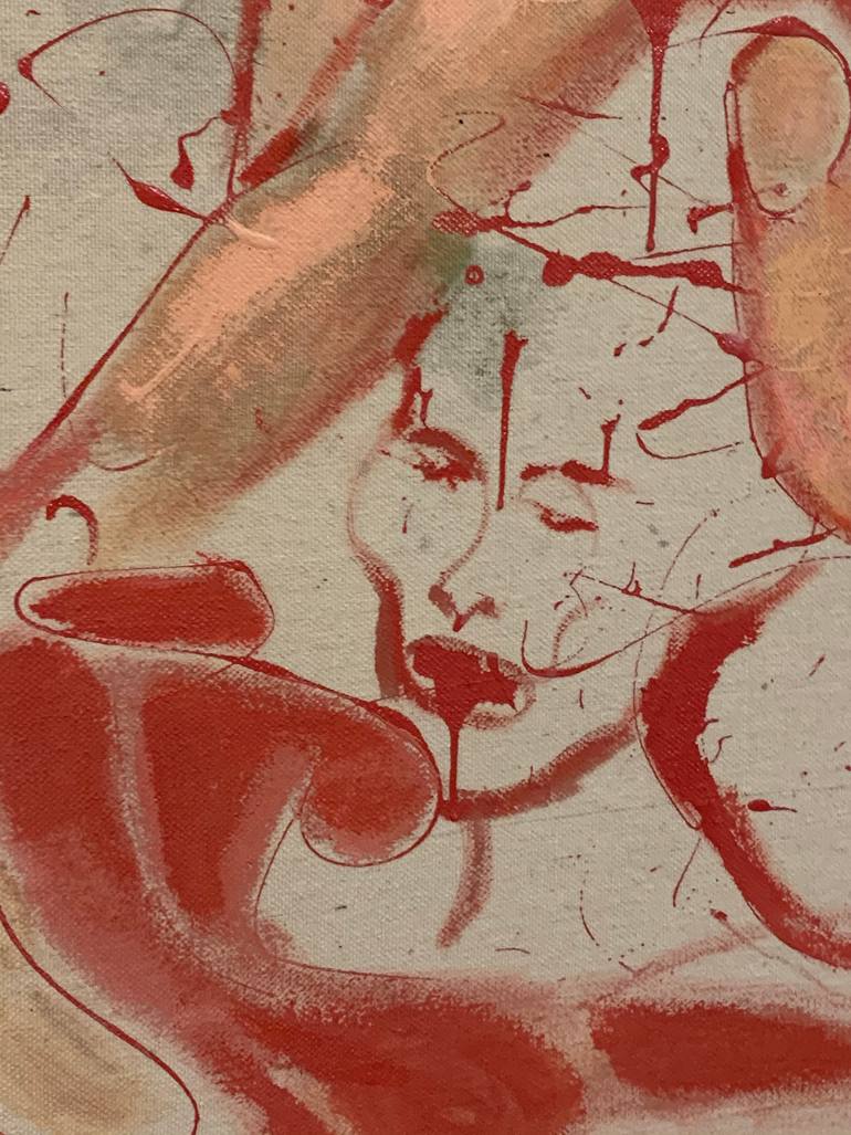 Original Abstract Expressionism Abstract Painting by David Smith