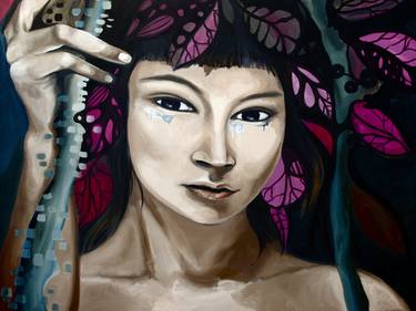 Original People Paintings by ivana flores