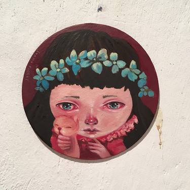 Original Fine Art People Paintings by ivana flores