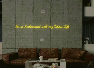 Saatchi Art Artist Mike Brown; New-Media, “Im So Embarrassed with my Tedious Life - Limited Edition 1 of 10” #art