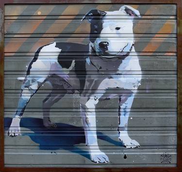 Print of Street Art Dogs Paintings by VAN GUG