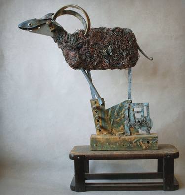 Original Pop Art Animal Sculpture by Vladimiras Nikonovas