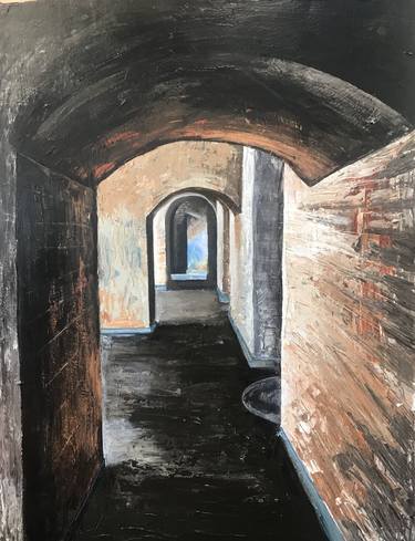 Print of Figurative Architecture Paintings by Rosemary Pocock