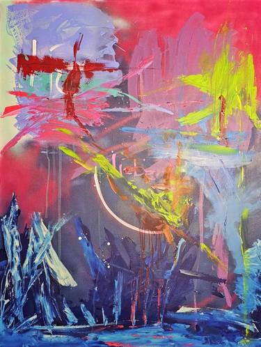 Original Abstract Paintings by Niko Mitsuko