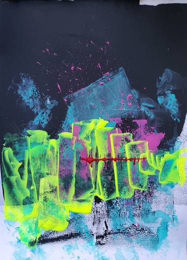 Original Abstract Paintings by Niko Mitsuko