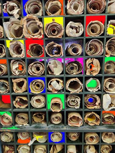 Saatchi Art Artist Greg Mason Burns; Photography, “Bates Mill Textile Designs” #art