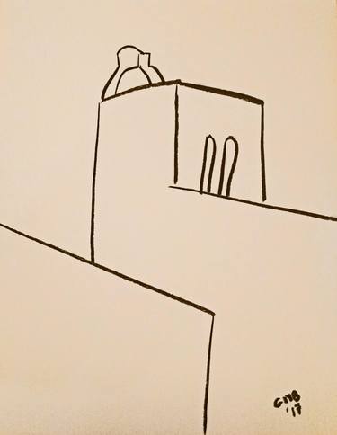 Print of Minimalism Architecture Drawings by Greg Mason Burns