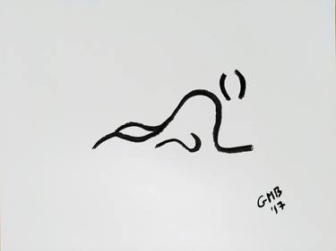 Study of a Leaning Nude #3 thumb